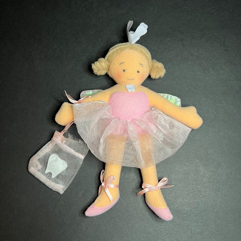 North American Bear Co. 2007 Fancy Prancy Pink Princess Tooth Fairy Doll 8.5"